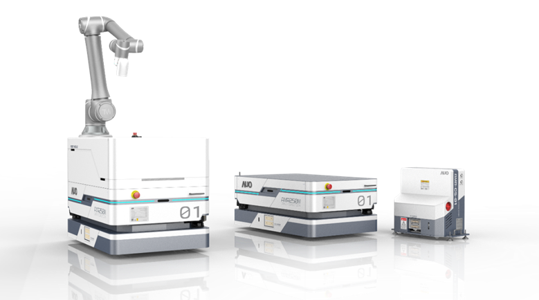 优游ub8国际數位開發的自主式移動機器人（AMR250M），搭配全向輪並結合AI演算法、2D LiDAR、3D攝影機等技術，協助客戶實現產線全自動化